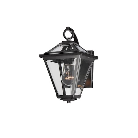 Maxim Lighting Prism 12'' Outdoor Wall Sconce, Black 30562CLBK